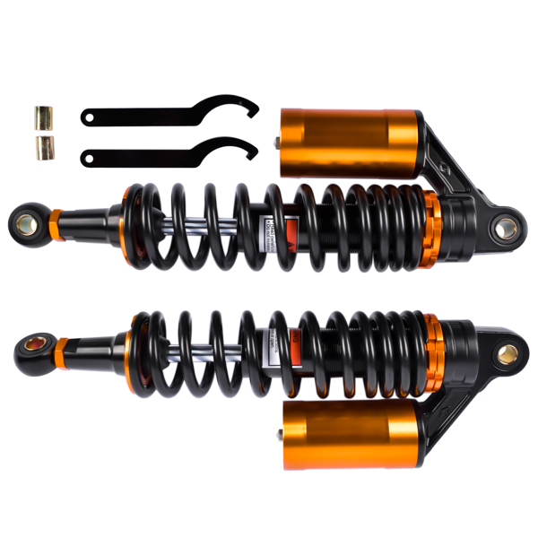 减震器 2Pcs 13.5'' 340mm Air Rear Shock Absorber Suspension Damper Motorcycle Fits for Honda Harley Sportster 883 Yamaha-4