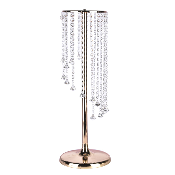 A3- 2 个装27.6英寸花架金色 2 Pcs 27.6inch Tall Wedding Flower Vase Holder Table Centrepiece Display Vase  Metal Flowers Stand for Party Tables Decorations (Gold)-6