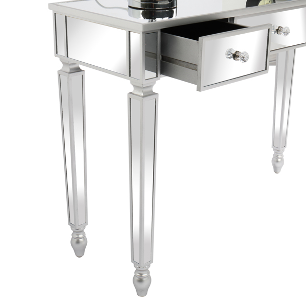 FCH Three Drawers Mirror Table Dressing Table Console Table
