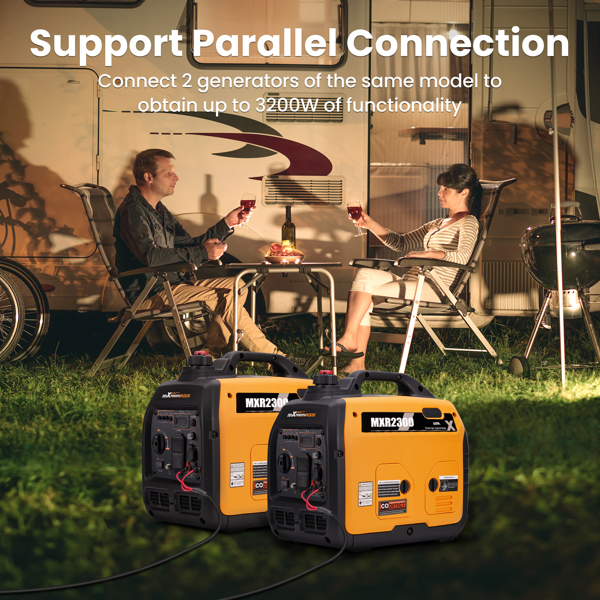 New 2300 Watt 2.3KW Portable Generator Super Quiet Inverter Generator For RV Camping 【Amazon/Walmart/TEMU禁售】