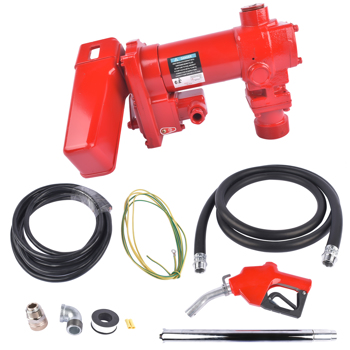 12V 25G PM High Flow DC Fuel Pump Cast Iron Gas Heavy Duty Transfer Pump NEW Red