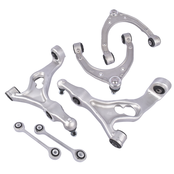 6x Front Control Arm w/Ball Joint Sway Bar Link for VW Touareg 11-17 7P0407021