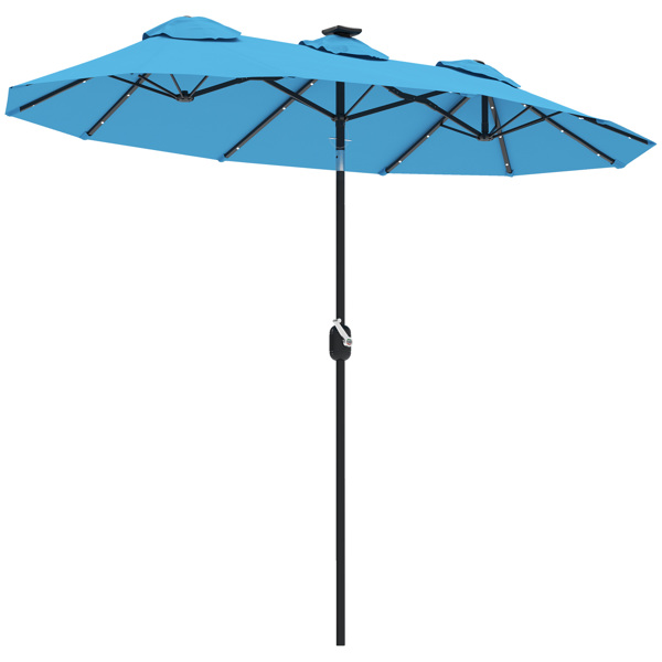 Outdoor beach umbrella/Double-Sided Market Umbrella  ( Amazon Shipping)（Prohibited by WalMart）