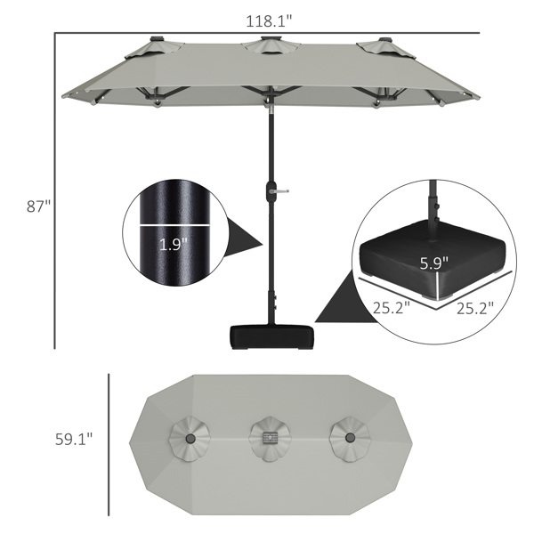 Cantilever Tilt Offset Patio Umbrella   ( Amazon Shipping)