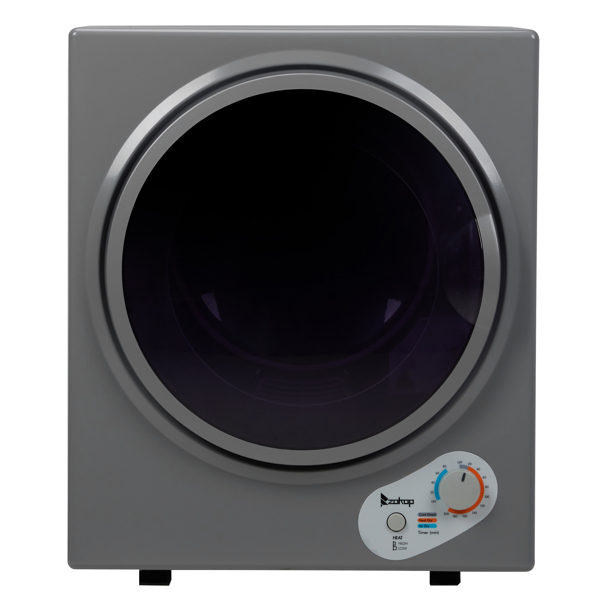 GYJ25-78G2 Compact Portable Household clothes Dryer 2.5KG 1.6cuft with Stainless Steel Drum Black and White 120V MECHANICAL Control ETL Certification