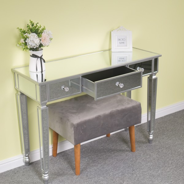 FCH Three Drawers Mirror Table Dressing Table Console Table