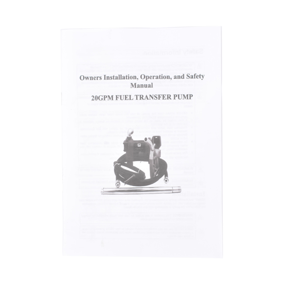 抽油泵 12V 15 GPM Yellow Fuel Transfer Pump + Discharge Hose + Manual Nozzle Kit-17