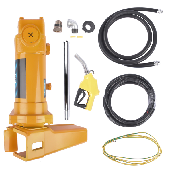 抽油泵 25GPM High Flow DC Fuel Pump Yellow Gas Heavy Duty Transfer Pump for Kerosene-3