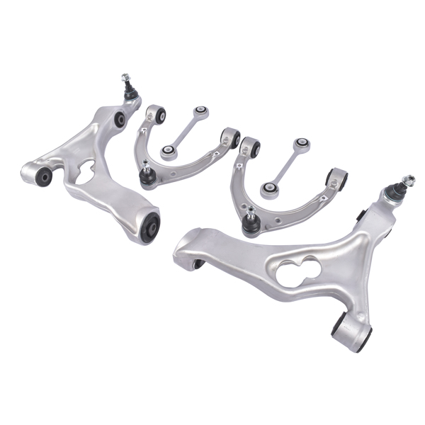 6x Front Control Arm w/Ball Joint Sway Bar Link for VW Touareg 11-17 7P0407021