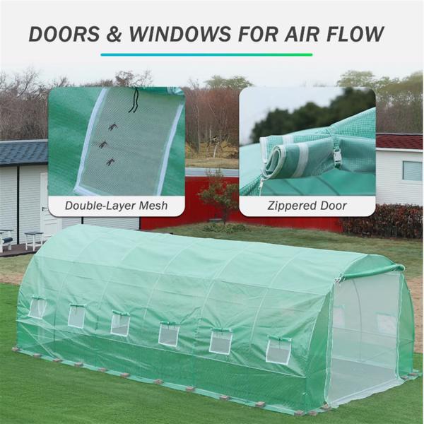 Item Code：95690489 大号绿色温室 覆盖物更换（周末不发货）（ Amazon Shipping）（WalMart禁售）-6