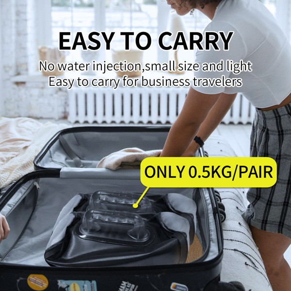 可调节重量哑铃，30磅哑铃一对，便携式训练器材，注水哑铃套装，可折叠健身举重水袋，用于力量训练、肌肉锻炼、塑形、腹肌训练-5