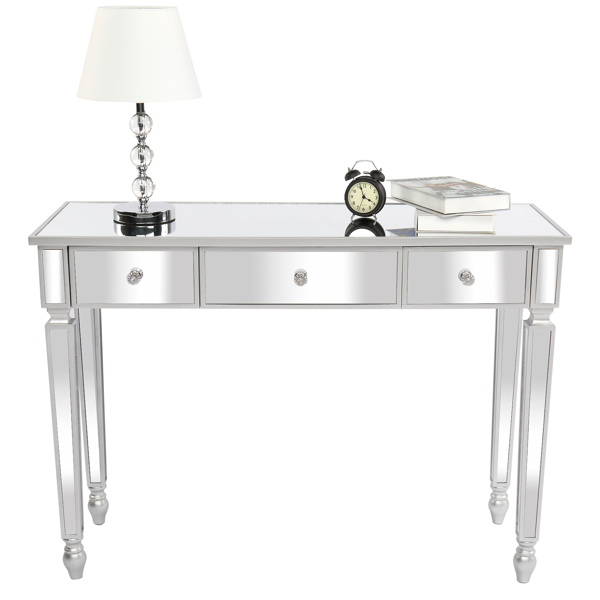FCH Three Drawers Mirror Table Dressing Table Console Table