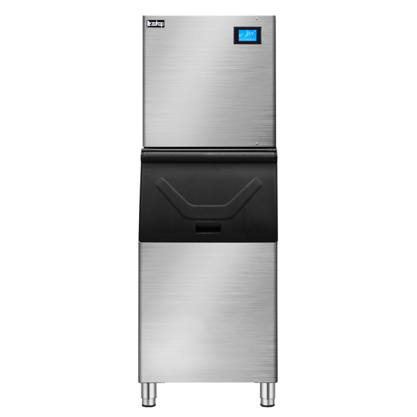 美规 BT-400主机 120V 600W 400lbs/181kg/24h 制冰机 银色 不锈钢 液晶显示屏/12*13铜冰格 商用-5