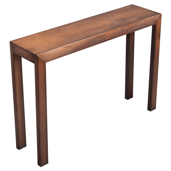 46 inch Pinewood Entryway Table, Console Table Entrance Table, Narrow Sofa Table for Living Room Entryway Hallway, Walnut