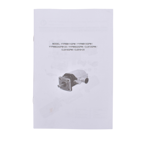 劈木泵 Hydraulic Wood Log Splitter Pump Kit 3/4'' 3600 RPM 22GPM 1"-1/4" Dia. Pipe-12