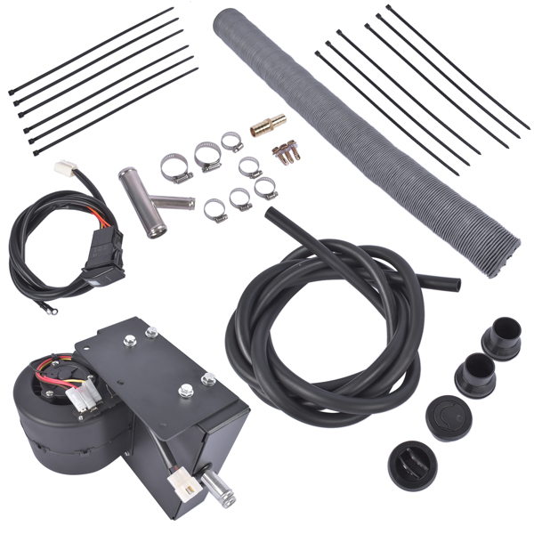 Black Front Cab Heater Kit with Defrost for Polaris Ranger 570 Mid-Size SSHK167-00 SSHK16700