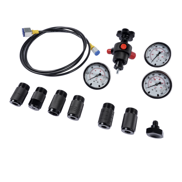 Hydraulic Nitrogen Accumulator Charging Kit Gas Charging Sys Pressure Test Set