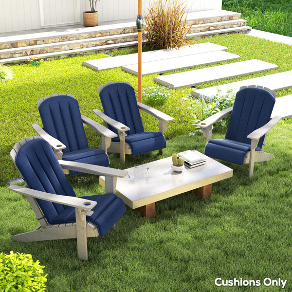 Set of 4 Outdoor Chair Cushion