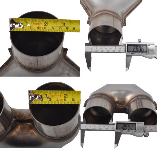 排气分路管 Y-Pipe Exhaust Pipe Adapter Connector 2''/2.25''/2.5''/2.75''/3''ID Single/Dual MT015008（禁售亚马逊 & TEMU）(不支持无理由退货)-5