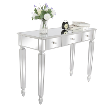 FCH Three Drawers <b style=\\'color:red\\'>Mirror</b> Table Dressing Table Console Table
