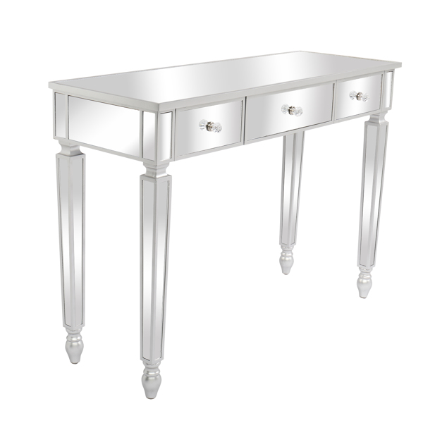 FCH Three Drawers Mirror Table Dressing Table Console Table