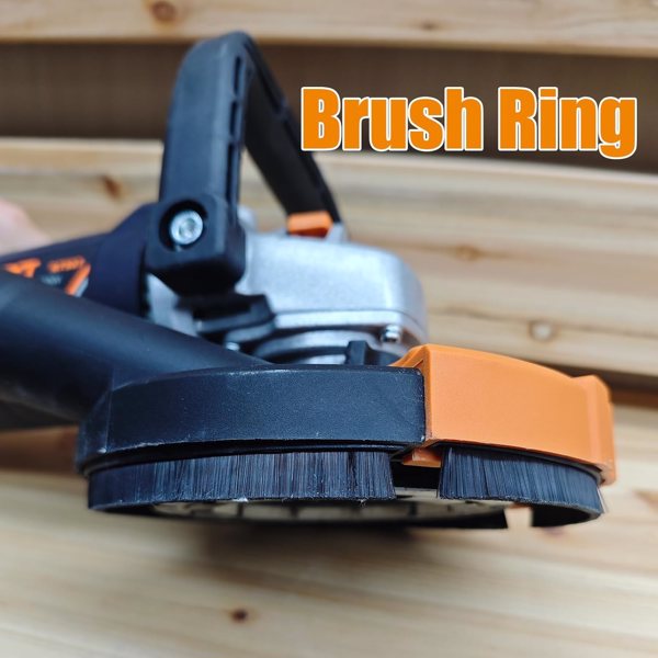 5 Inch Concrete Surfacing Grinder, 1500W 14A Motor, 7 Adjustable Speed Angle Grinder Kit with Diamond Disc, Removable Guard, for Polishing and Grinder Stone Cement Marble Granite[Unable ship weekends]