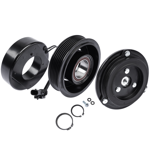 A/C电磁离合器 AC A/C Compressor Clutch Kit for Chevrolet Cruze L, LS 1.8L L4 2012 2013 2014 2015 13413335 13346491-3