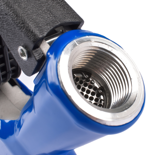 High Flow DC Fuel Pump 12 Volt with Automatic Nozzle for Gasoline Kerosene-Blue 