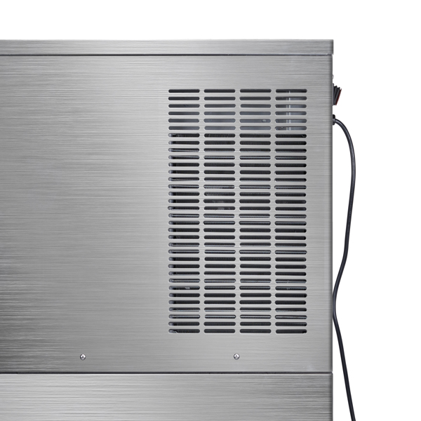 美规 BT-400主机 120V 600W 400lbs/181kg/24h 制冰机 银色 不锈钢 液晶显示屏/12*13铜冰格 商用-63