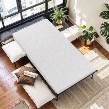 2/3/4 inch mattress with memory foam, bring you a comfortable sleep, suitable for many scenarios-Twin Size