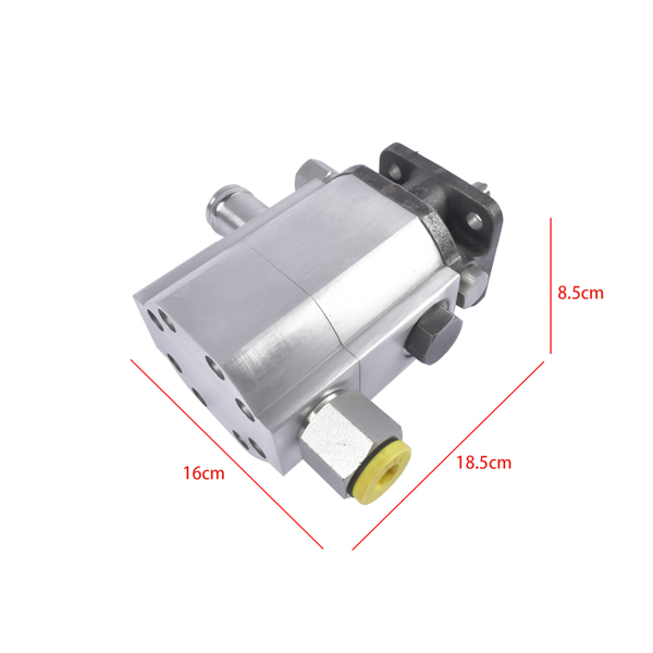 Hydraulic Log Splitter Pump Hydraulic 2 Stage Gear Pump 16 GPM Log Splitter