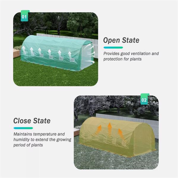 Item Code：95690489 大号绿色温室 覆盖物更换（周末不发货）（ Amazon Shipping）（WalMart禁售）-5