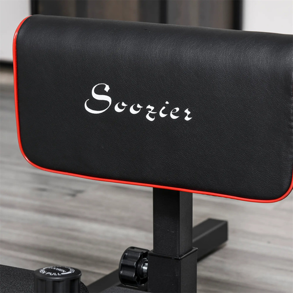   3-in-1 fitness equipment for push-ups, sit-ups and squats -  Black