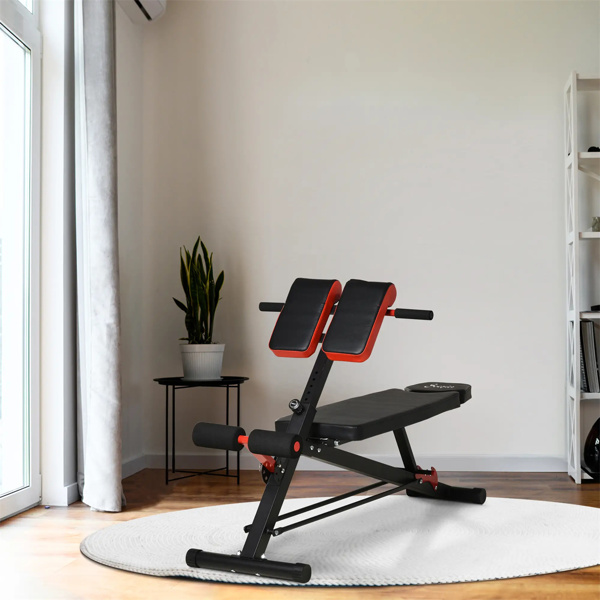   Multifunctional Sit Up Bench,Home fitness equipment，Red