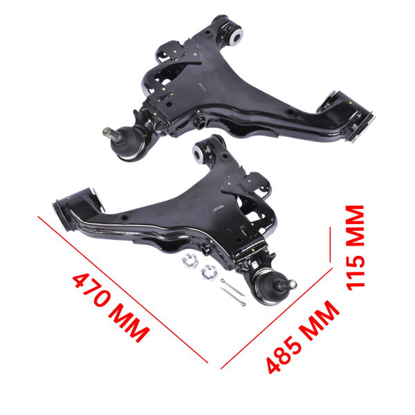 2Pcs Front Lower Control Arm Kit for 2008-2021 Lexus LX570 Toyota Land Cruiser 4806960030 4806860030