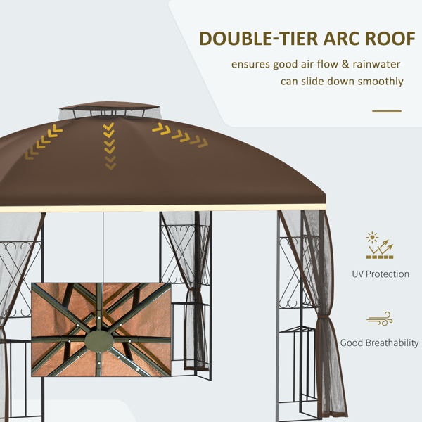  10' x 10' Patio Gazebo( Amazon Shipping)（Prohibited by WalMart）