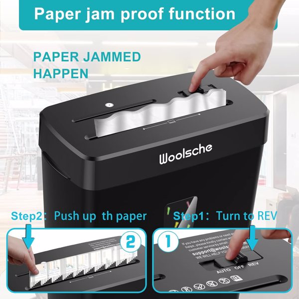 Paper Shredder for Home- 10-Sheet Cross Cut with 3.43-Gallon Basket - P-4 Security Level - 3-Mode Design - Shreds CD and Credit Card - Durable, Fast, and Jam Proof for Home Office（Shipment from FBA）