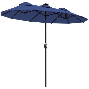 Outdoor beach umbrella/Double-Sided Market Umbrella  ( Amazon Shipping)（Prohibited by WalMart）