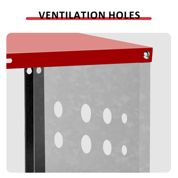 6 Compartment Roll Out Chicken Nesting Box with Basket, Egg Nest Box Chicken Laying Box Hens Chicken Coop Box