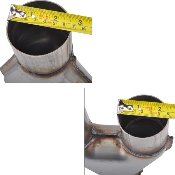 排气分路管 Y-Pipe Exhaust Pipe Adapter Connector 2''/2.25''/2.5''/2.75''/3''ID Single/Dual MT015004（禁售亚马逊 & TEMU）(不支持无理由退货)-5