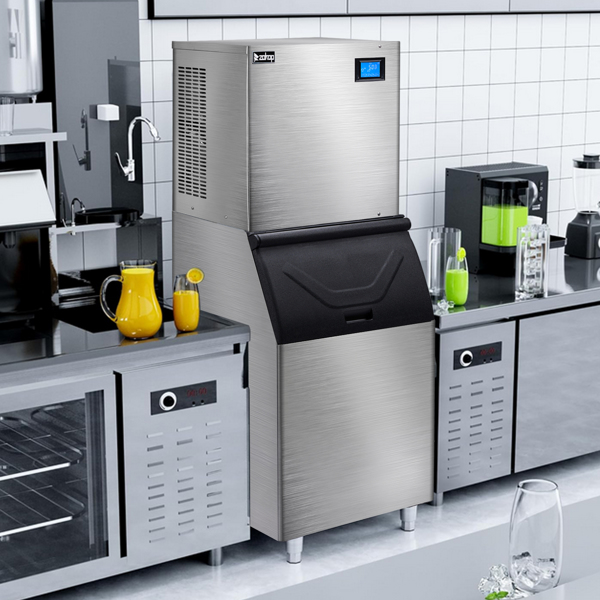 美规 BT-400主机 120V 600W 400lbs/181kg/24h 制冰机 银色 不锈钢 液晶显示屏/12*13铜冰格 商用-27