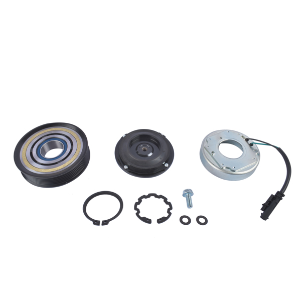 AC Compressor Clutch for Chevrolet Malibu L4 1.5L Gas DOHC 2016-2022 Turbocharged 7SAS17C Style 168361 167361 84005713 84364335