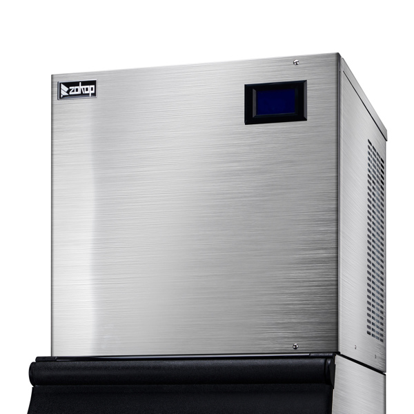 美规 BT-400主机 120V 600W 400lbs/181kg/24h 制冰机 银色 不锈钢 液晶显示屏/12*13铜冰格 商用-17