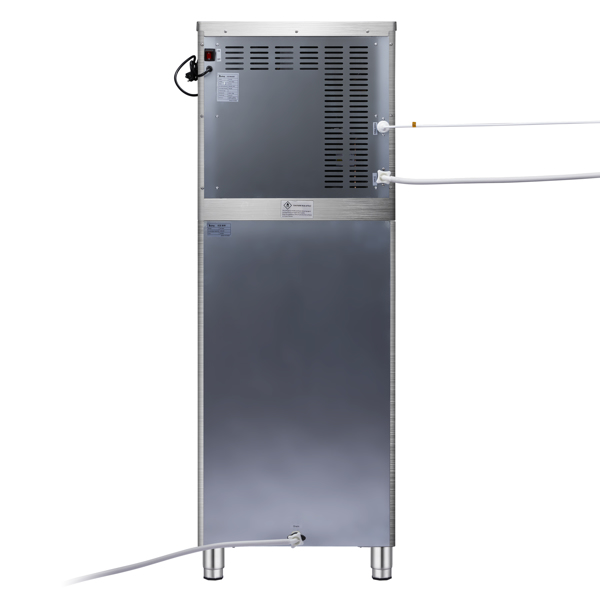 美规 BT-400主机 120V 600W 400lbs/181kg/24h 制冰机 银色 不锈钢 液晶显示屏/12*13铜冰格 商用-11