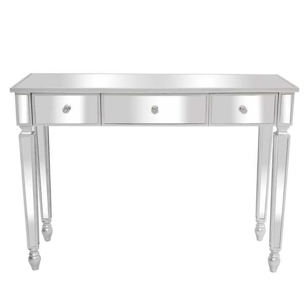 FCH Three Drawers Mirror Table Dressing Table Console Table