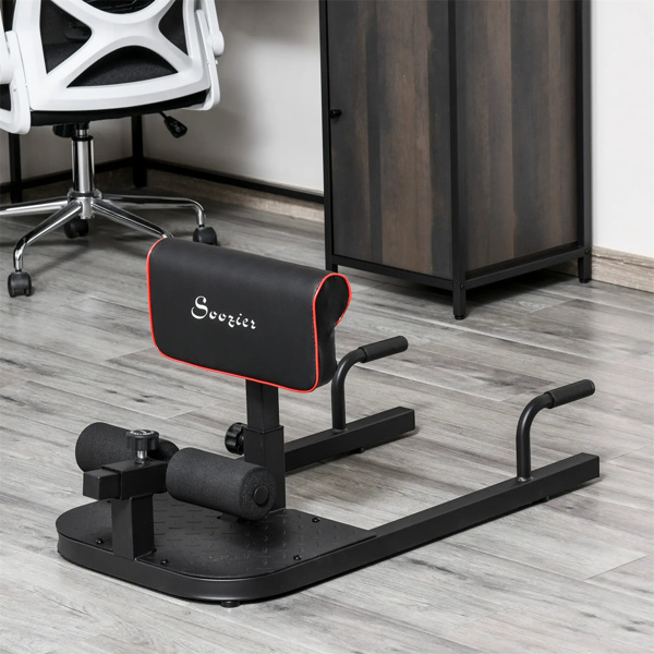   3-in-1 fitness equipment for push-ups, sit-ups and squats -  Black