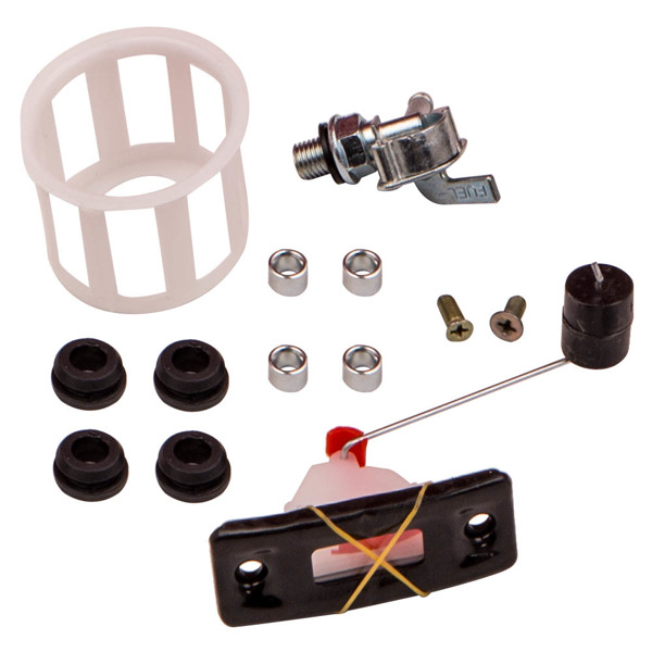 5 Gallon Universal Gas Tank w/ Fuel Filter Cap Gauge Petcock for EC2500 Engine
