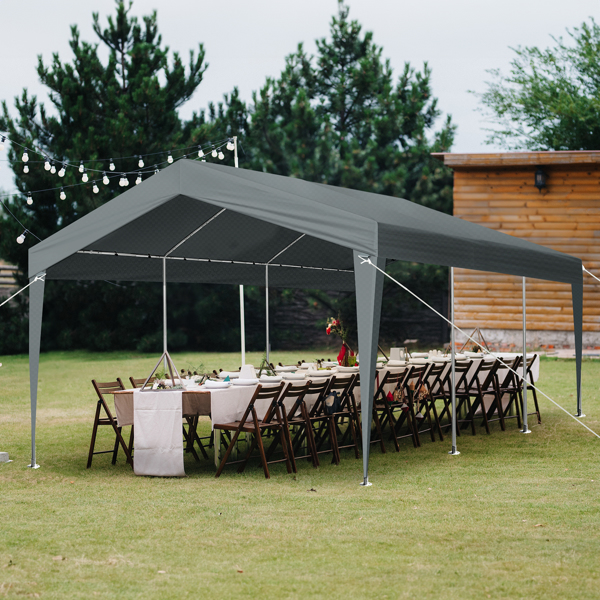 10X20FT   Carport Car Port Canopy  Grey