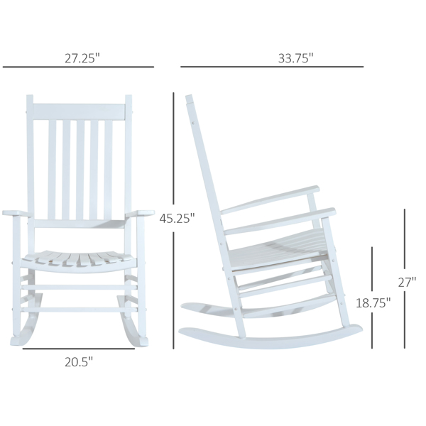 1PCS Rocking Chair ( Amazon Shipping)（Prohibited by WalMart）