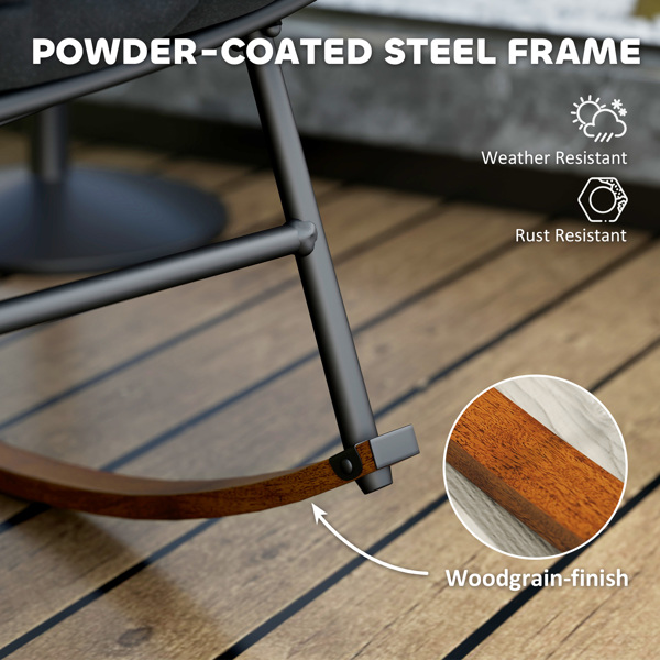 2PCS Rocking Chair ( Amazon Shipping)（Prohibited by WalMart）